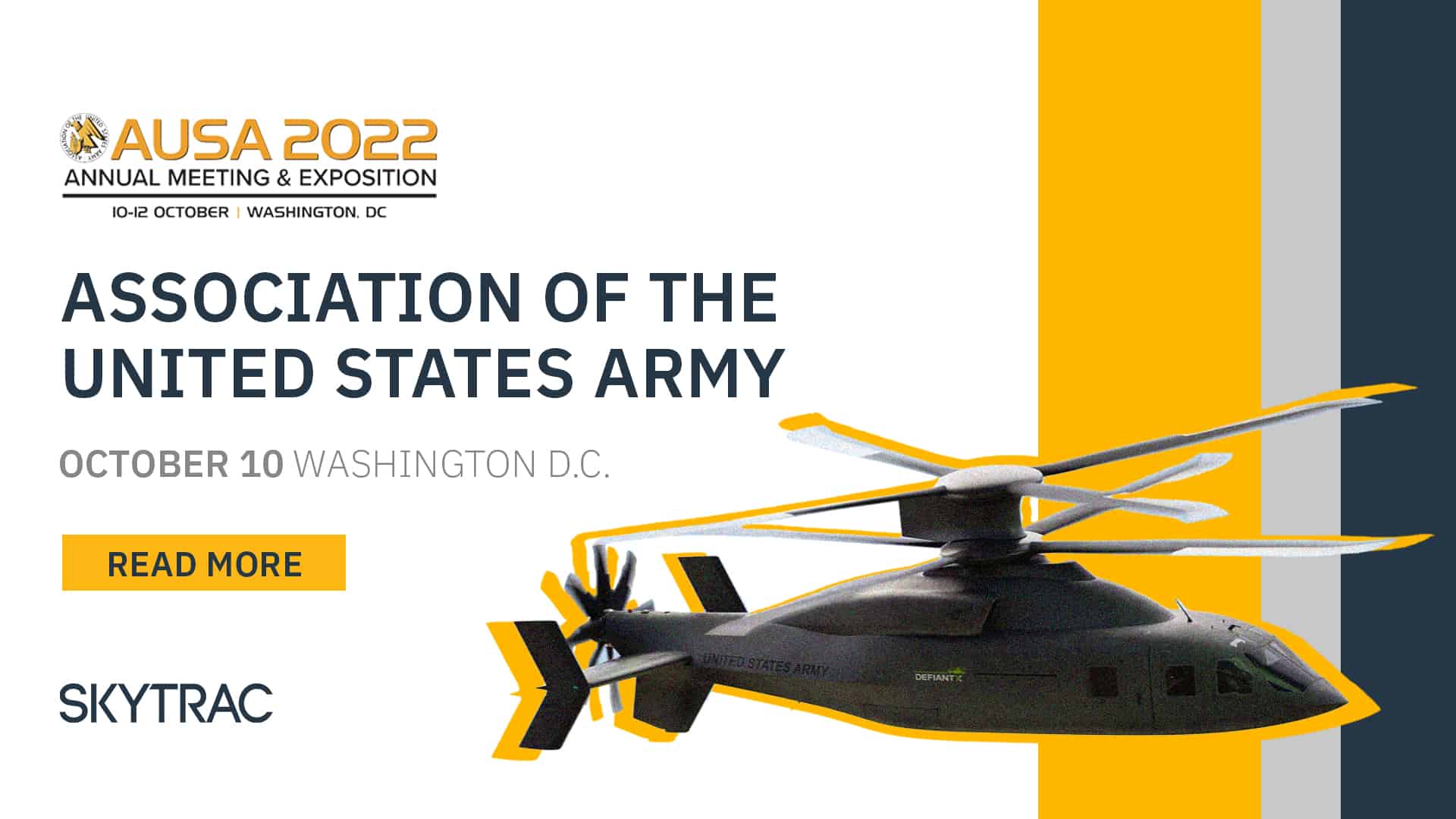 Events SKYTRAC to Attend AUSA from October 10 to October 12 in Washington, DC
