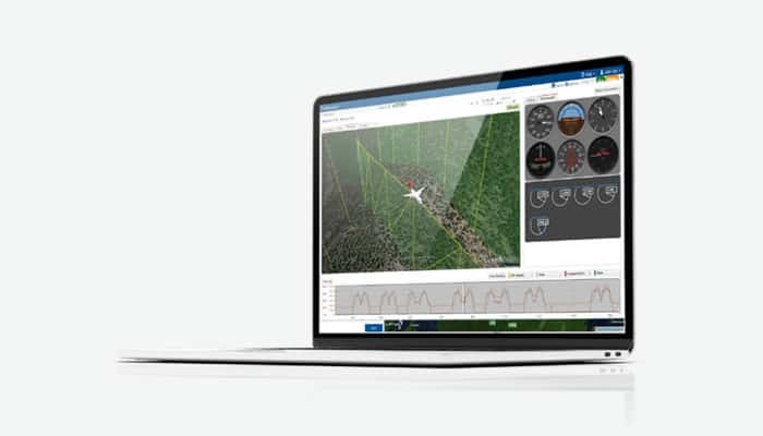 SAFR-Flight-Data-Monitoring-Service-From-SKYTRAC SAFR Flight Data Monitoring Service From SKYTRAC Displayed on Laptop